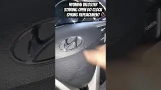 Hyundai veloster staring open Do clock spring replacement #hyundai #shortvideo #shorts #youtube