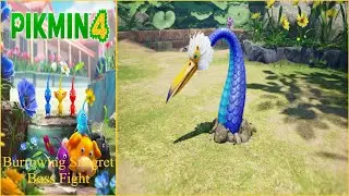 Pikmin 4 - Burrowing Snagret Boss Fight