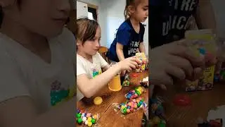 VERY CUTE GIRLS UNBOXING TARGET GUMBALL MACHINES #shorts #gumball #gumballmachines