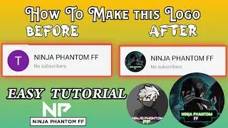 How to Make This Logos On android Easy tutorial || NINJA PHANTOM FF