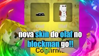 nova skin do olaf no blockman go!!