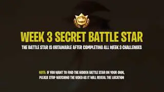 Fortnite Battle Royale: Week 3 Secret Star