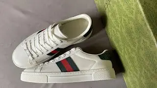 Gucci Ace Web Stripe Leather Sneakers Review From Supkicks