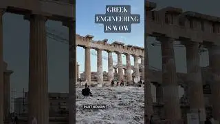 Kudos to Greek engineering 🤩 #greece #travel #athens #europe #tourist #acropolis #parthenon