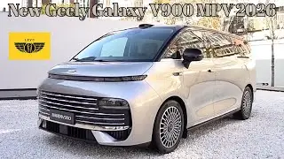 Geely Galaxy V900 MPV 2026: революционный автомобиль Geely на рынке премиальных минивэнов | Вам н...