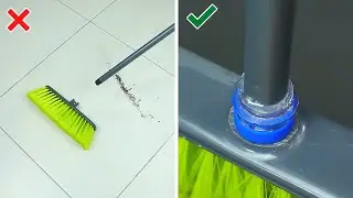 How To EASY Fix a Broken BROOM Stick #shorts