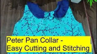 Peter pan collar Easy Cutting and Stitching ideas #diy #diyideas #video #stitching #stitchingideas