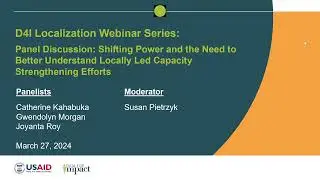 Shifting Power & the Need to Better Understand Locally Led Capacity Strengthening Efforts