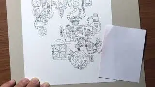 Sketching of Mega Machine 1 | Sketches Art Work by JRynard Ep.25