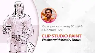 Drawing characters using 3D models with Kendry Draws (Webinar)