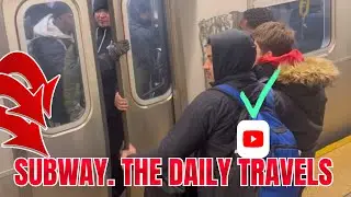 SUBWAY. THE DAILY TRAVELS #video #viralvideo #trending #viral #ytviral #subscribe #vidio #train #fyp