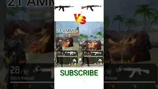 M4A1 vs AK47 Gun Durability Test #game #test  #trending #freefire #shorts #shortvideo