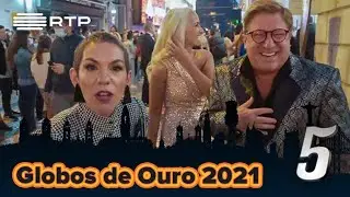 Beatriz Gosta nos Globos de Ouro 2021 | 5 Para a Meia-Noite | RTP