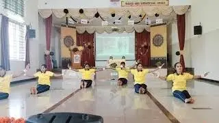 Neelambike team performed Aerobics Dance