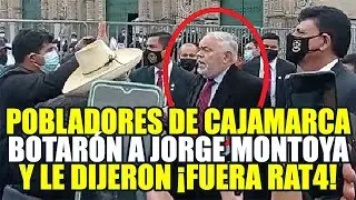 CONGRESISTA JORGE MONTOYA FUE RECHAZADO POR POBLADORES DE CAJAMARCA: &iexcl;FUERA FUJIMORISTA!