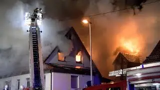Gro&szlig;brand in Waiblingen-Hegnach | 06.02.2019