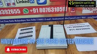 Best A4 Paper Cutter for Office & School | Hindvanture Paper Cutter Review ✨😀