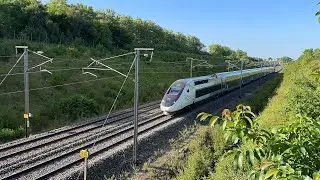 Compilation de TGV sur la LGV Nord en Juillet 2025 