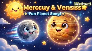 Mercury & Venus | Fun Planet Song for Kids 🌍✨ | Learn Inner Planets