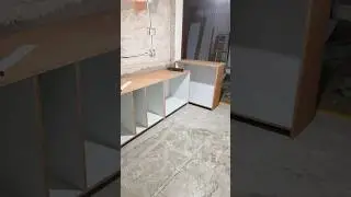 New Kitchen Making Starts🔨🔨🔨// Harun Woodwork  #interiordesign