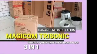 Unboxing rice cooker trisonic