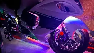 Ride home from work on my 2017 #hayabusa #hayabusa #suzuki #nightride 