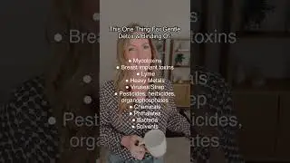 This one thing for gentle detox & binding of