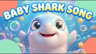 Baby Shark Song 🦈 | Fun Shark Family Song for Kids | Cute Ocean Animation