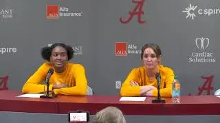 Lady Vols Coach Kim Caldwell, Alyssa Latham post-game vs. Alabama