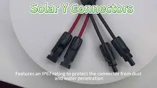 Y Branch MC4 2 to 1 Solar Panel Cable Connectors