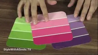 How to Make a Paint Chip Gift Box and Bow