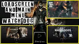 Loadscreen dan Main menu Style WatchDogs | MOD GTA SA LITE ANDROID