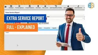Extra Service Report &ndash; Full Explanation | Operations Reports | CBS Cloud Reservation Software
