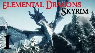 SKYRIM MOD TESTING: Elemental Dragons #1