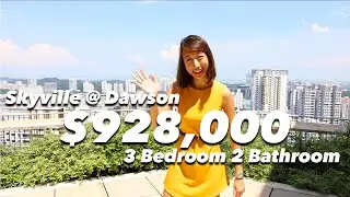 (SOLD!) SUPER high floor unit at SKYVILLE DAWSON! HDB in the clouds!