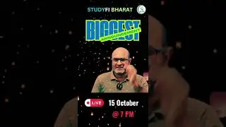 BIGGEST anouncement of the year | Something never before is coming #studyfibharat