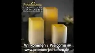 premium led echtwachs kerzen mit Fernbedienung