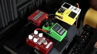 Boss (Keeley modded) SD1, Maxon OD9, Wampler Pinnacle comparison