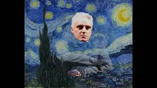 The Starry Night Speaks for the First Time #shorts #starrynight #vangogh #art