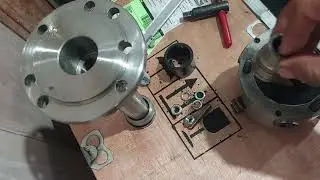 Torno FG 0001 como aumentar o eixo de passagem e substituição dos rolamentos.