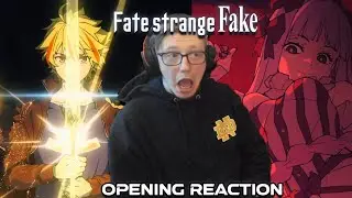 VISUALS THAT WILL MAKE ME BUST!!! (MAYBE JOKING)  | Fate/Strange Fake Opening Reaction