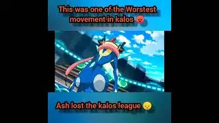 why? why? why?  ash lost the kalos league 😔| # worst thing #shorts #pokemon xyz |