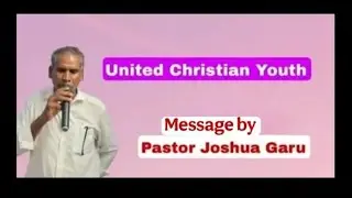 |11/01/2026|Messag |by Pastor Joshua Garu|UCY Google meet morning prayer|యునైటెడ్ క్రిస్టియన్ యూత్|