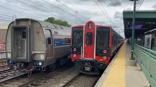MTA MNRR / Amtrak: New Haven Line and Northeast Corridor Train Action @ Port Chester