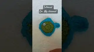 Crochet Fish 🐟 Applique or Decoration #crocheting #easy #freepattern #Applique #fish