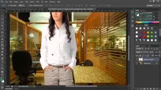 Adobe Photoshop CS6   Remove Change Background quick selection tool !