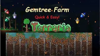 Terraria 1.4.1 | Gemtree Farm - Quick and easy tutorial! - Gems, Gemcorns, Gemtrees.