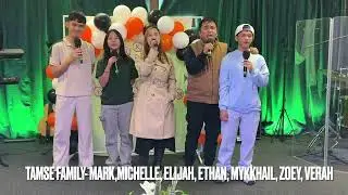 Family of Singers During Workers' Appreciation Day