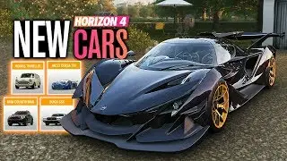 Forza Horizon 4 NEW Update 9 Cars, Apollo Intensa, MC12 & Mini JCWs!