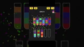 Water Sort Game:How to clear level 11 to 14 #monishthegamertheentertainer#gaming# #watersort#7yrsold